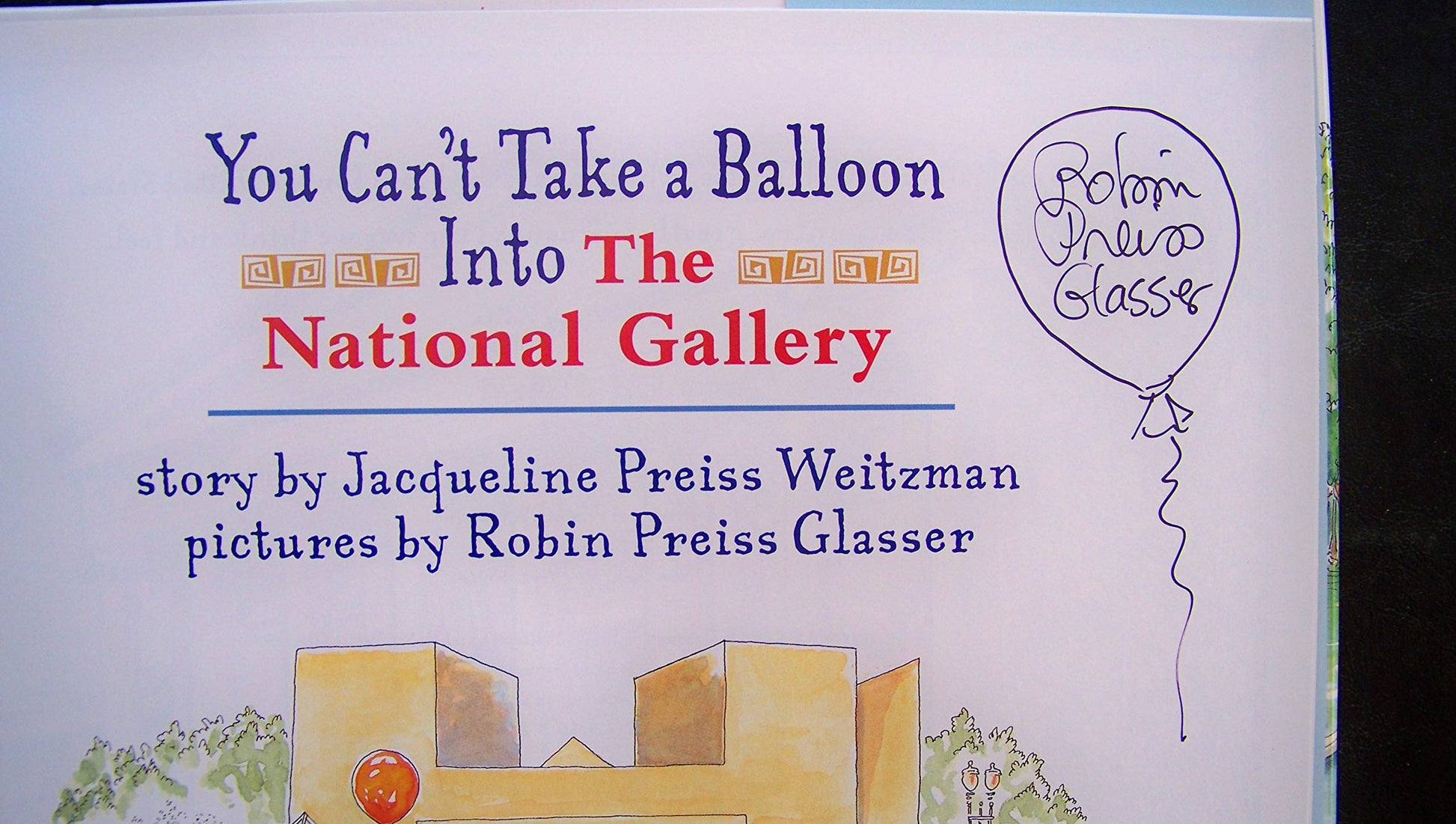 You Can't Take a Balloon into the National Gallery