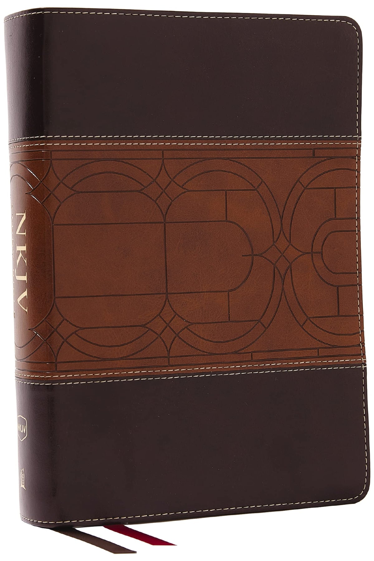 NKJV Study Bible, Leathersoft, Brown, Full-Color, Thumb Indexed, Comfort Print: The Complete Resource for Studying God?s Word