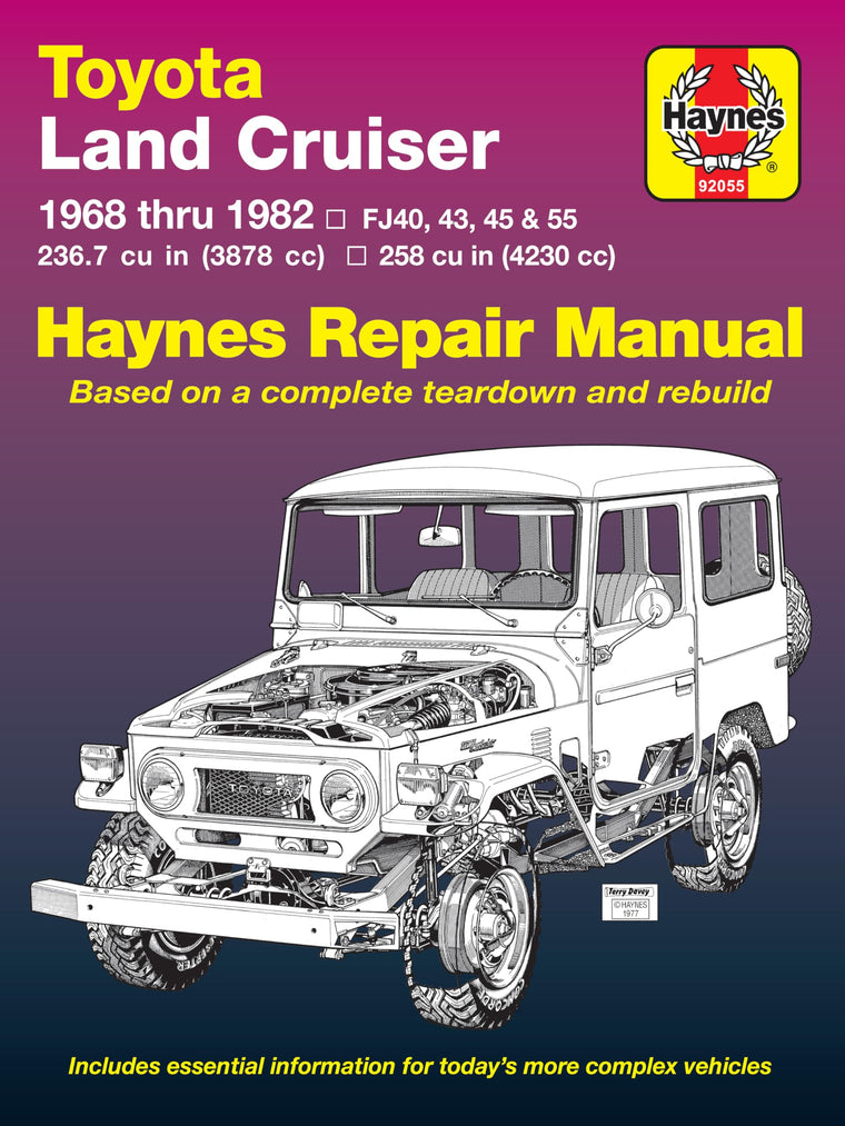 Toyota Land Cruiser FJ40, 43,45, 55 & 60, '68'82 (Haynes Repair Manuals)