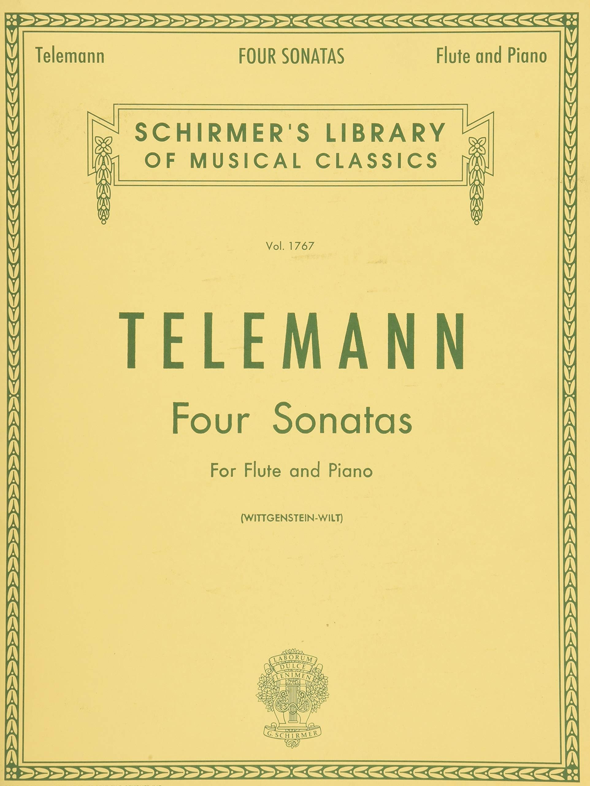 Four Sonatas For Flute and Piano, Vol. 1767