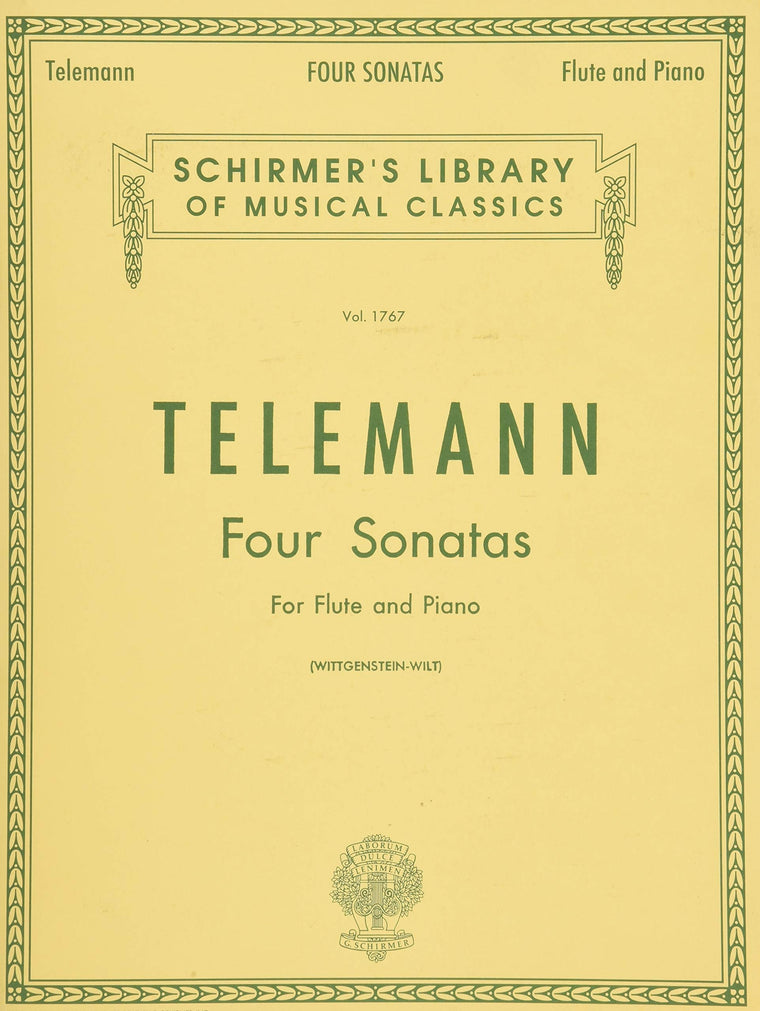 Four Sonatas For Flute and Piano, Vol. 1767