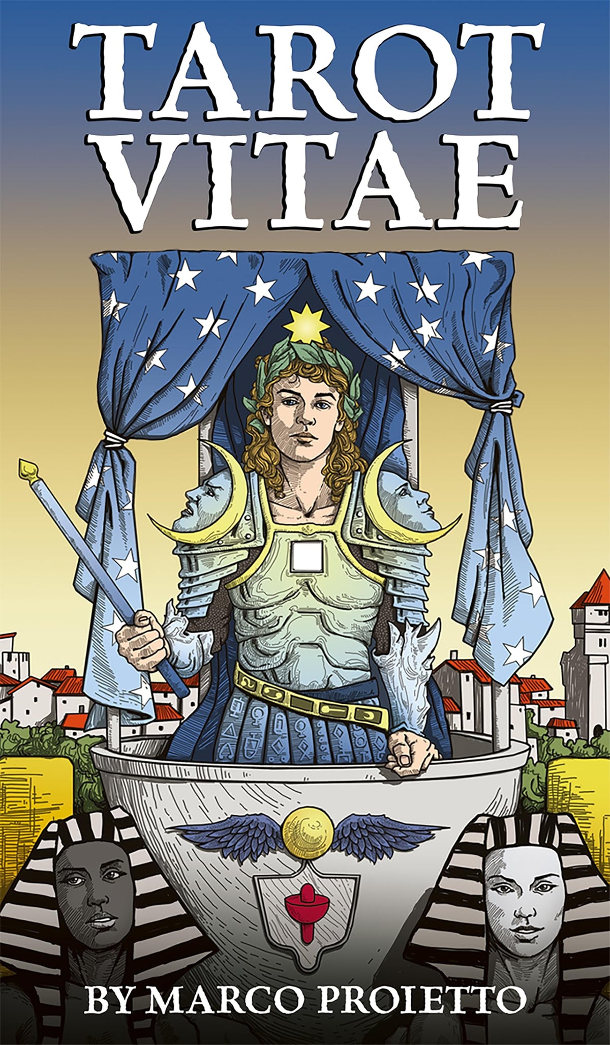 Tarot Vitae: Iconic Rider-Waite-Smith Symbolism, 78 Cards, Engraving Style Artwork, Bold Color Palette and Details, 136-Page Guidebook of Insightful Meanings