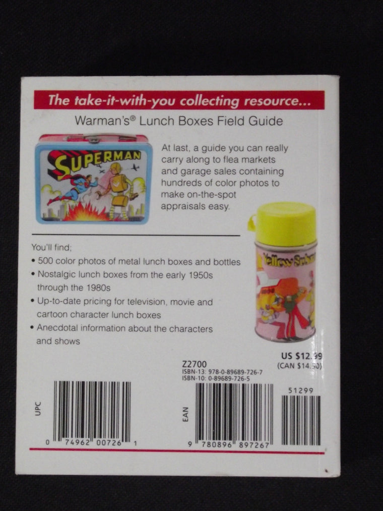 Warman's Lunch Box Field Guide — back cover