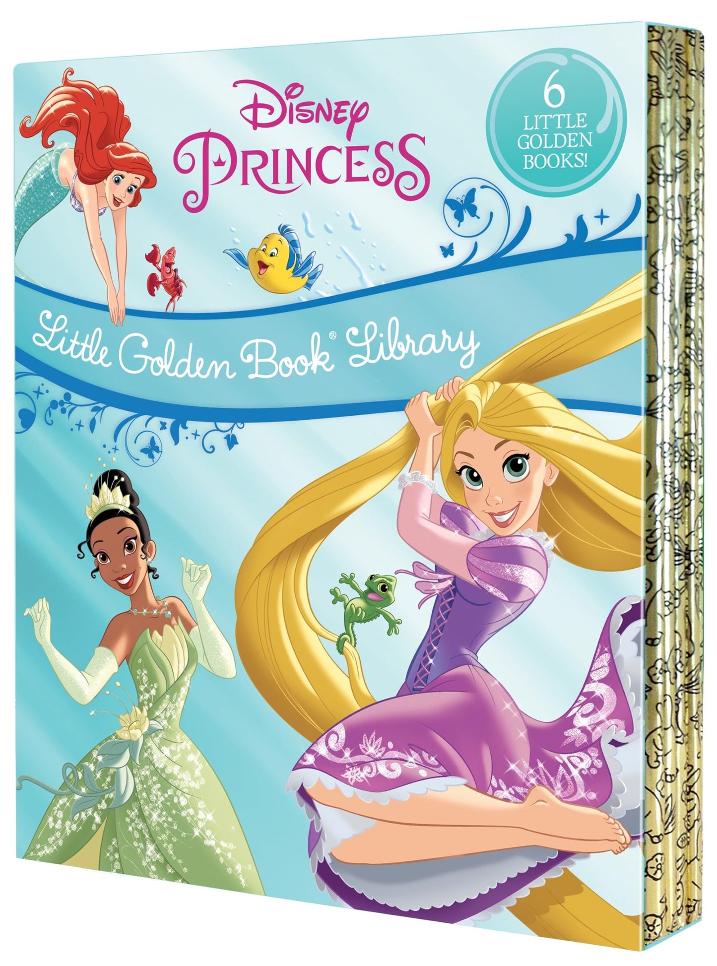 Disney Princess Little Golden Book Library -- 6 Little Golde