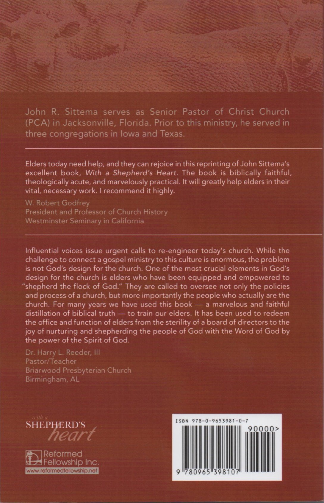 With a Shepherd's Heart: Reclaiming the Pastoral Office of Elder