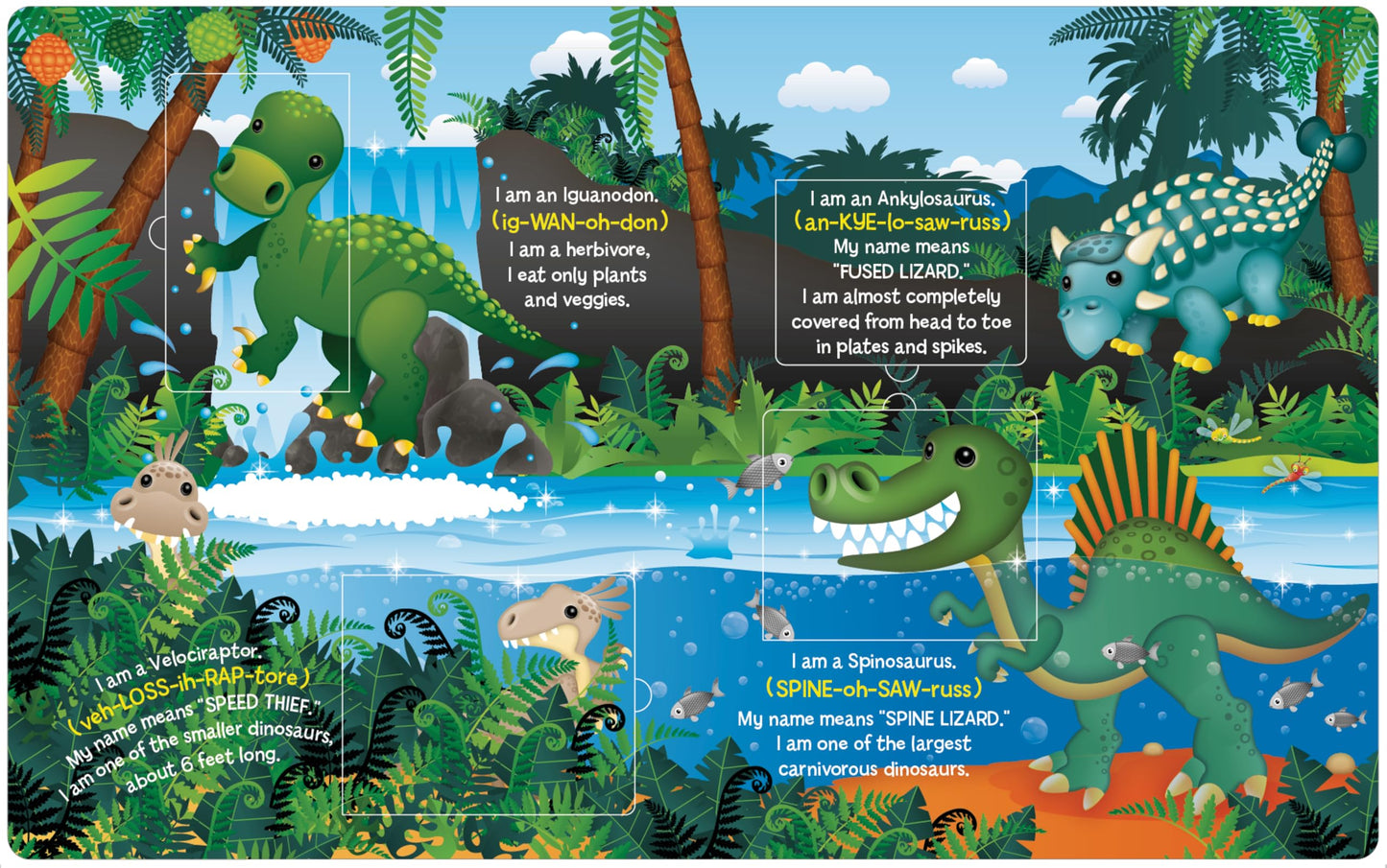 Learn About Dinosaurs - Lift the Flap Activity Kids Books - Childrens Books, Toddler Books