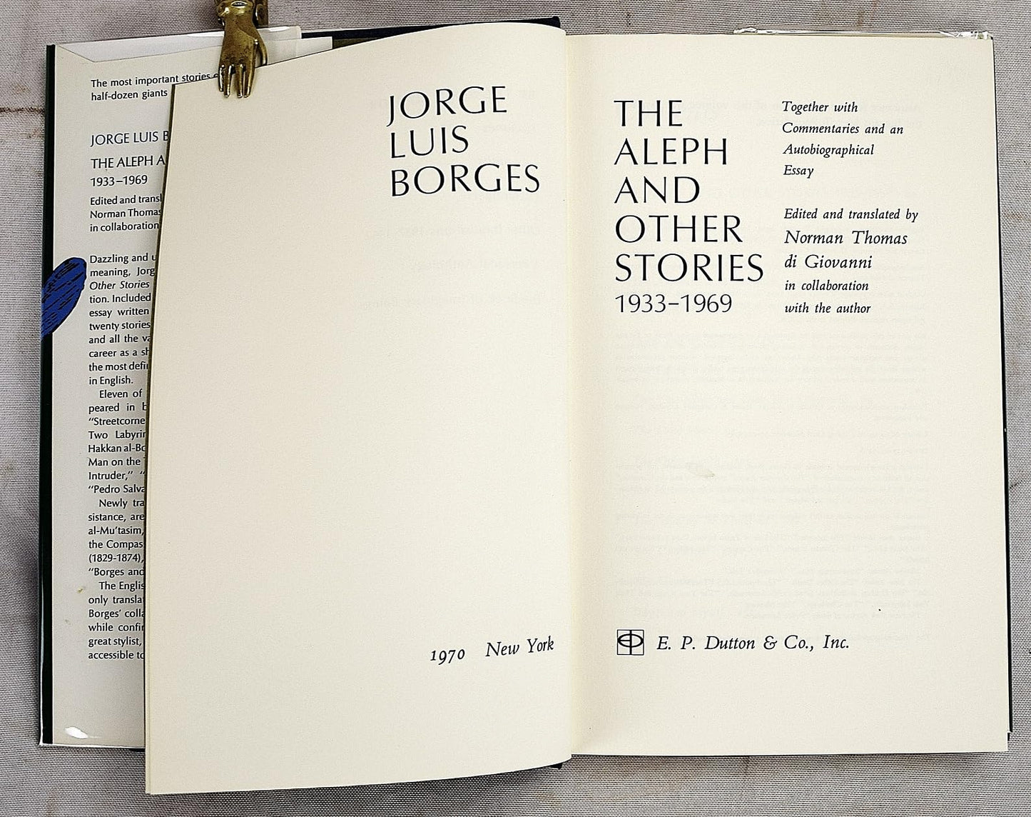 The Aleph and Other Stories, 1933-1969: Together with Commen