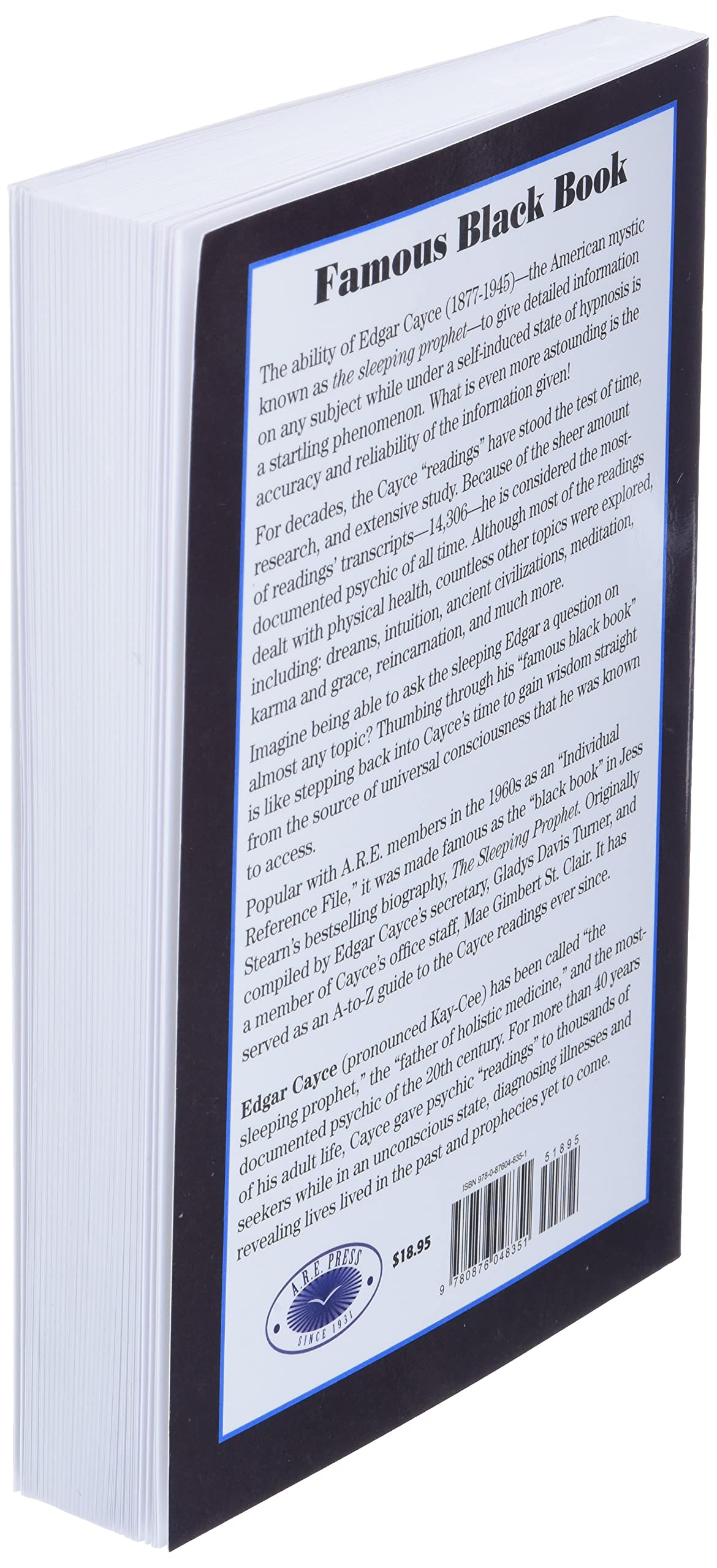 Edgar Cayce's Famous Black Book: An A-Z Guide to Cayce's Psychic Readings