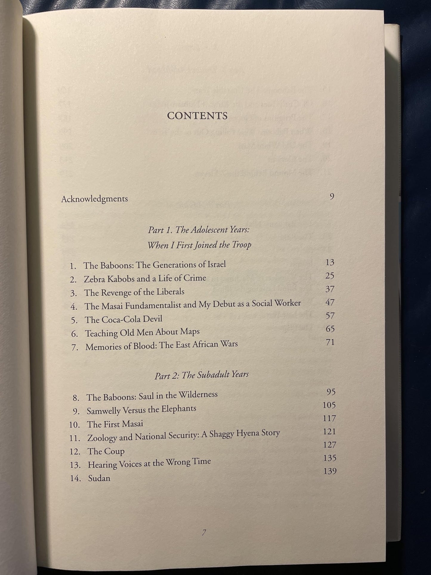 A Primate's Memoir by Robert M. Sapolsky