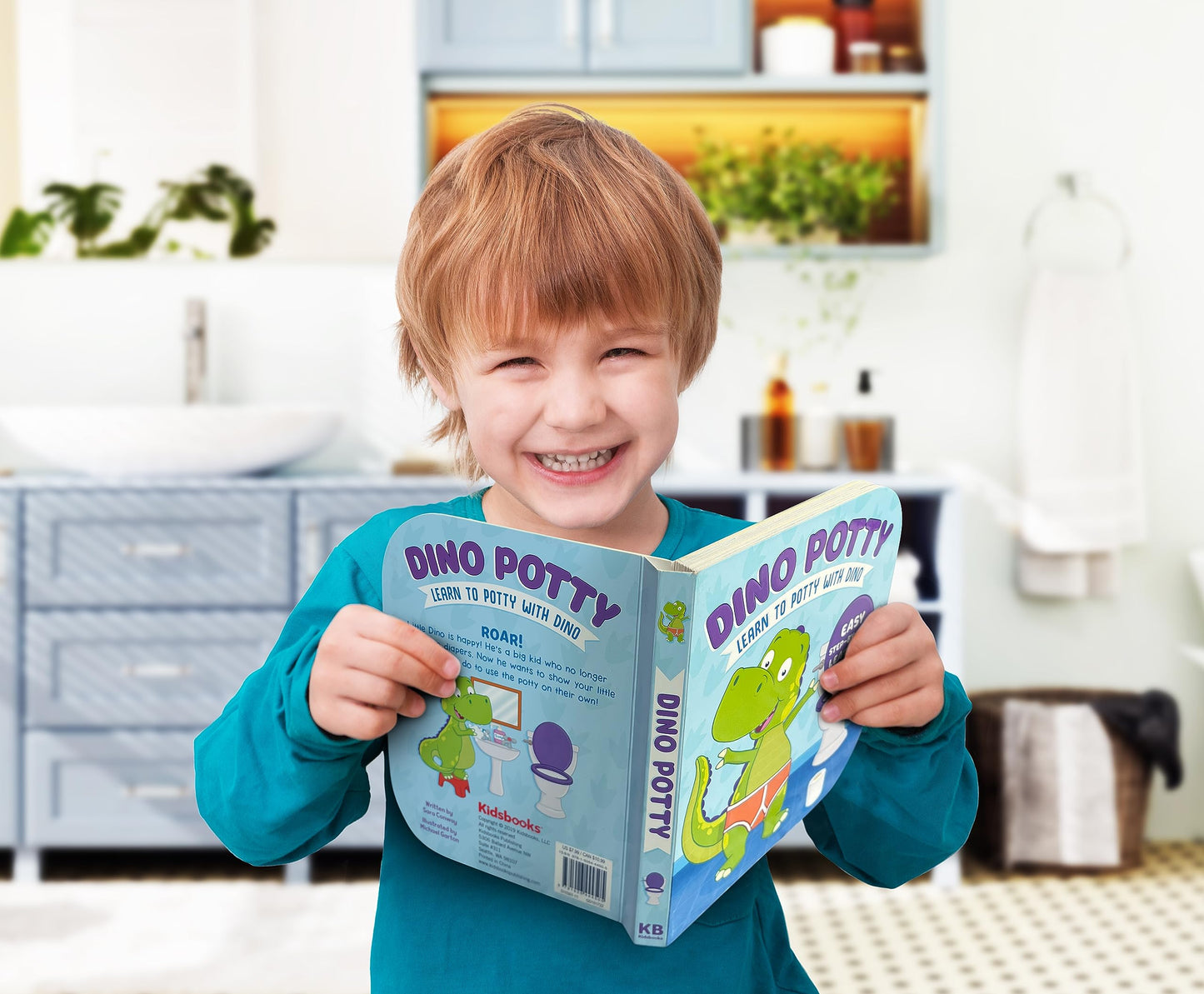 Dino Potty: Fun & Encouraging Potty Training Book for Toddlers Ages 2+ - Rhyming Childrens Book for Boys & Girls - Toddler Potty Book with Colorful Pictures - Perfect Toilet Training Gift