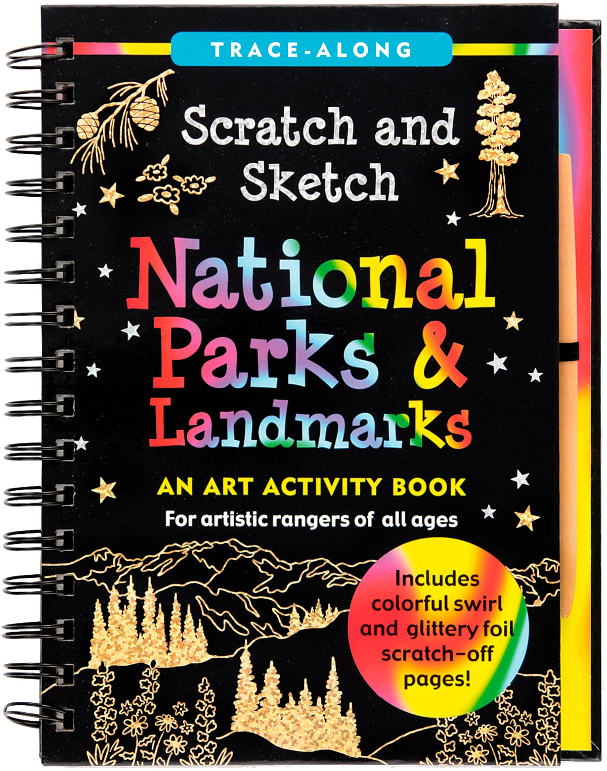 Scratch and Sketch National Parks & Landmarks (Trace-Along)