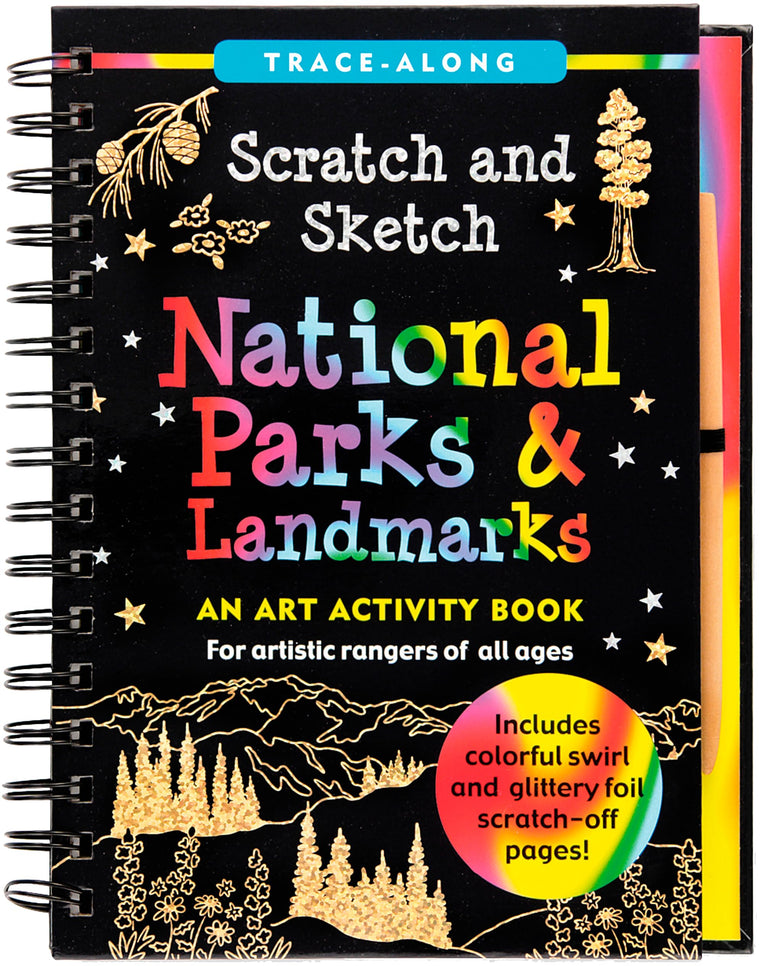 Scratch and Sketch National Parks & Landmarks (Trace-Along)