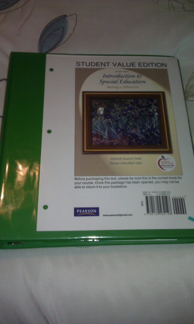 Introduction to Special Education: Making a Difference
