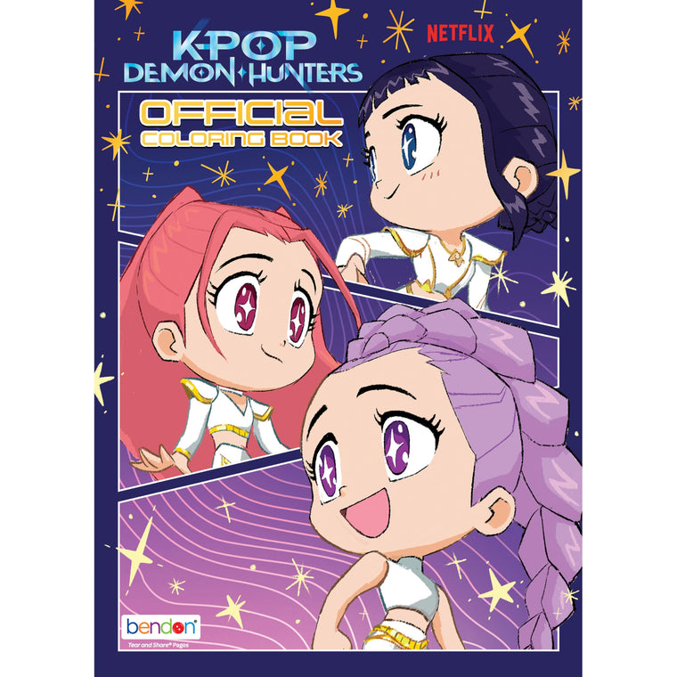 KPop Demon Hunters 40-Page Official Coloring Book  Action-Packed Coloring Book by Bendon