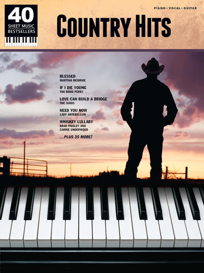 Country Hits: 40 Sheet Music Bestsellers Series