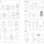 Essentials Fashion Sketchbook (366 Figure Templates) by Miakarts Books
