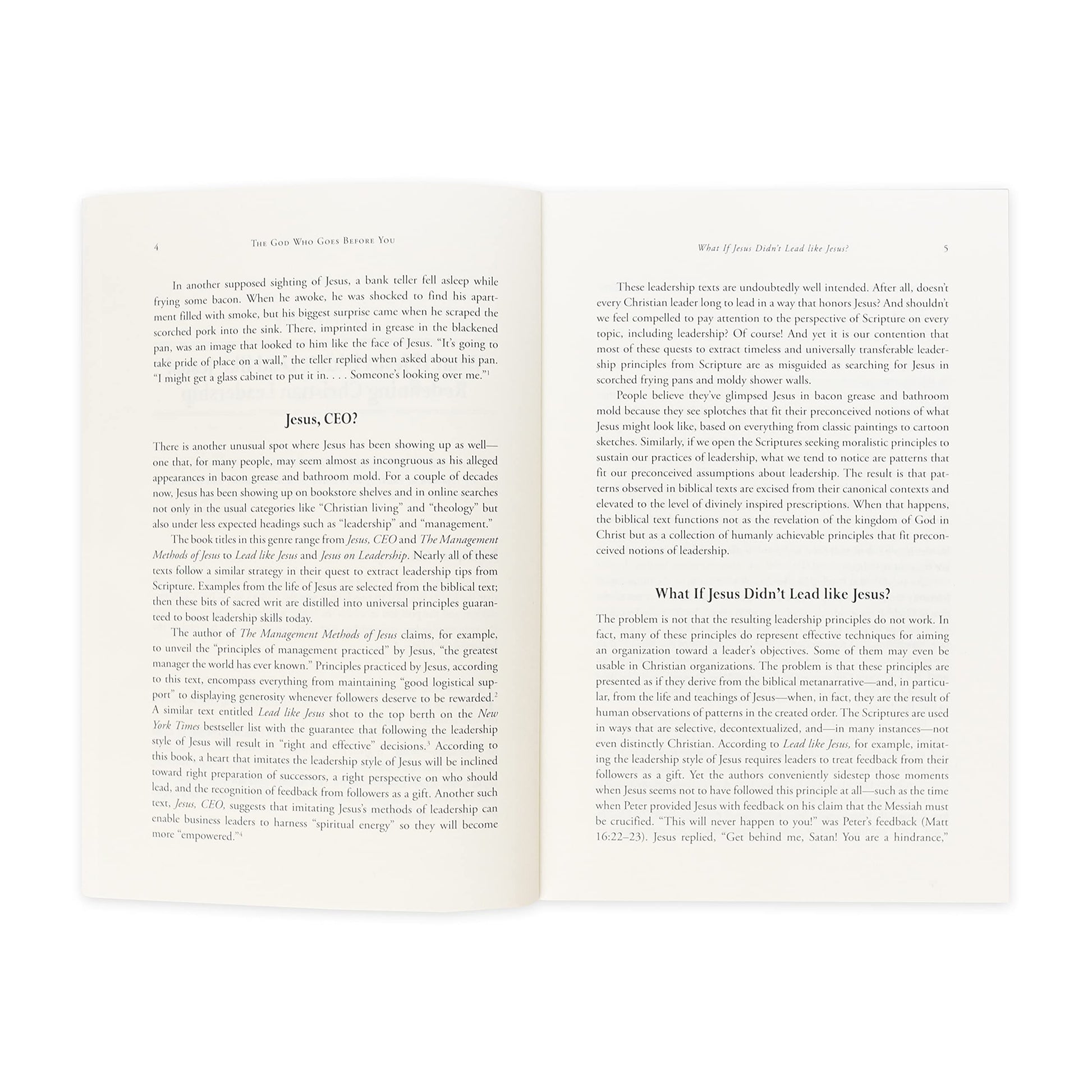 The God Who Goes before You: Pastoral Leadership as Christ-Centered Followership