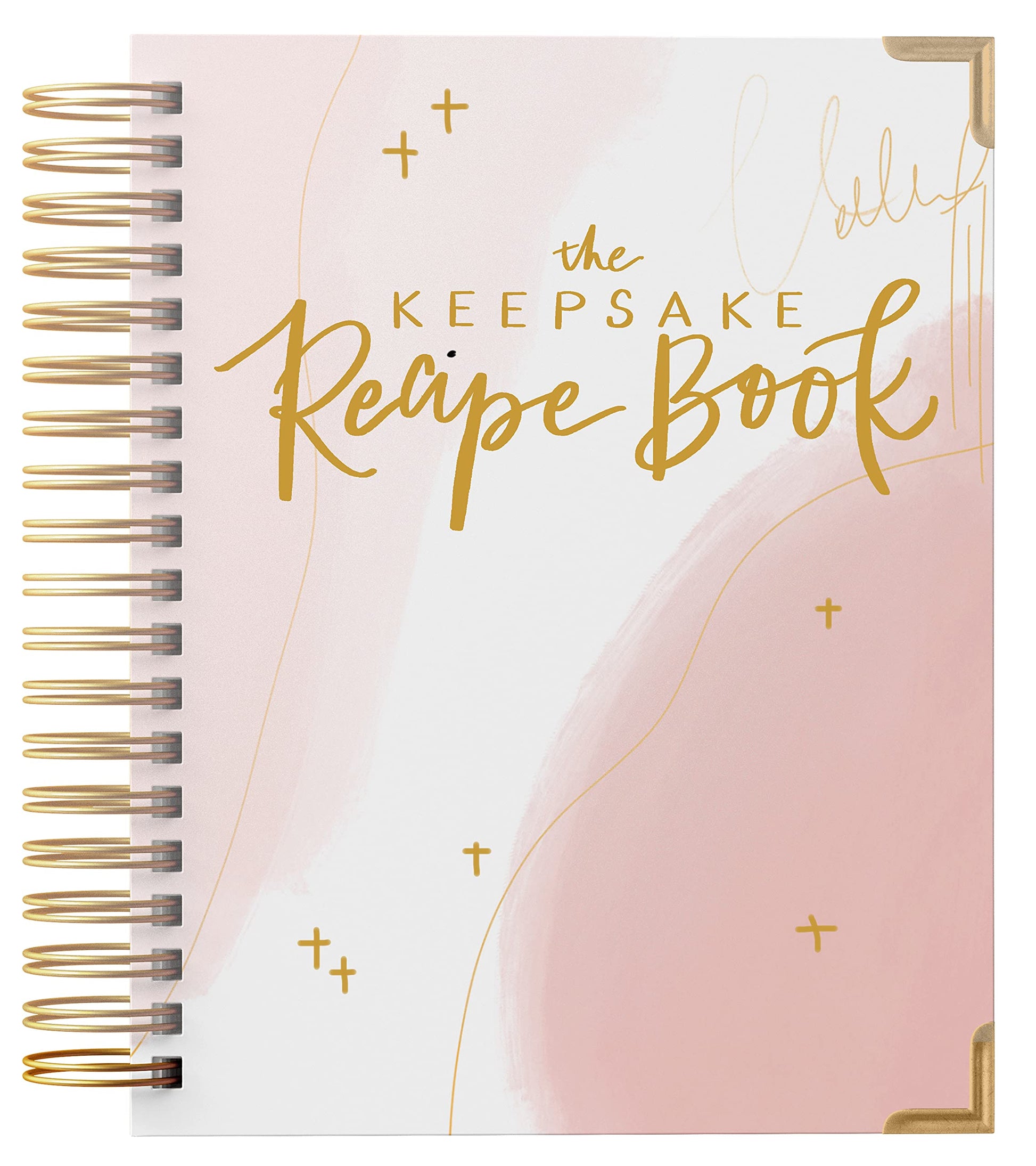 The Keepsake Recipe Book: A Blank Recipe Notebook To Write In Your Own Recipes & Create Your Own Cookbook Journal (Spiral-Bound Premium Hardcover Edition)