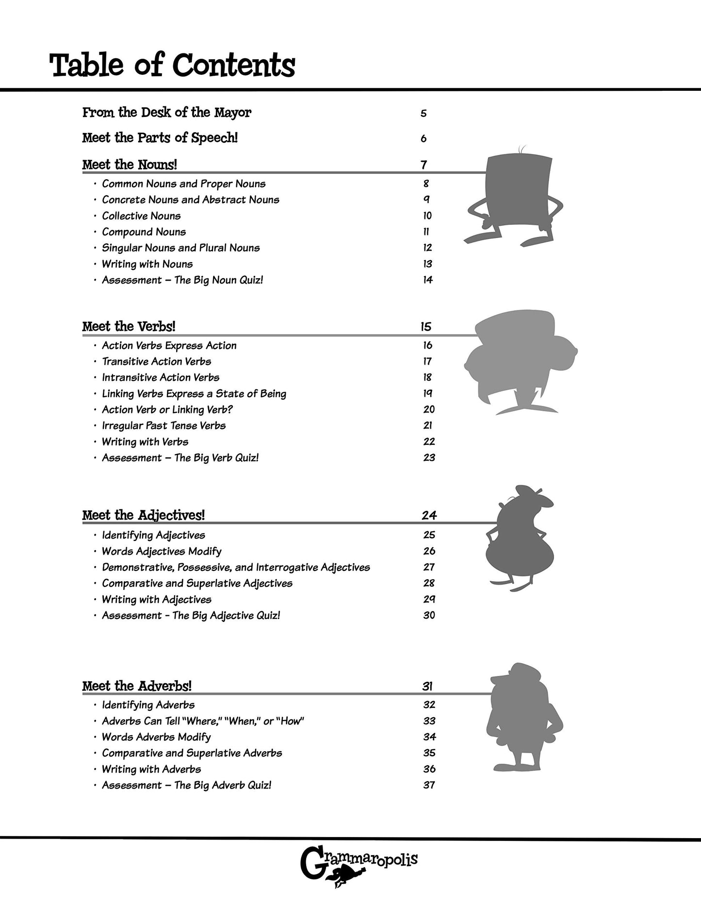 The Parts of Speech Workbook, Grade 3 (Grammaropolis Grammar Workbooks)