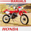 Honda XL/XR250 (1978-2000) & XL/XR350R (1983-1985) Motorcycle Service Repair Man