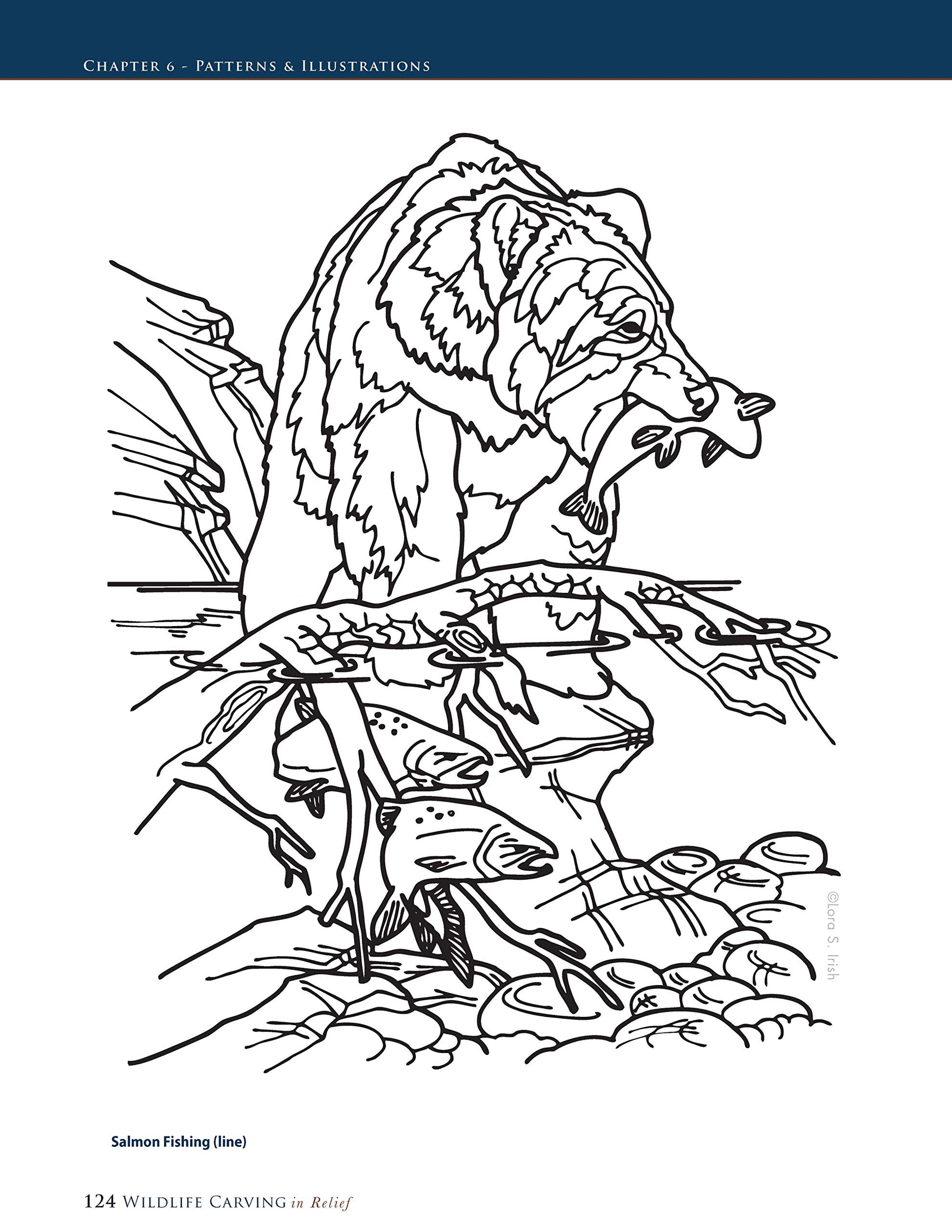 Wildlife Carving in Relief, Second Edition Revised and Expanded: Carving Techniques and Patterns (Fox Chapel Publishing) 39 Line & Shaded Patterns for Deer, Elk, Fish, Buffalo, Bears, Birds, and More