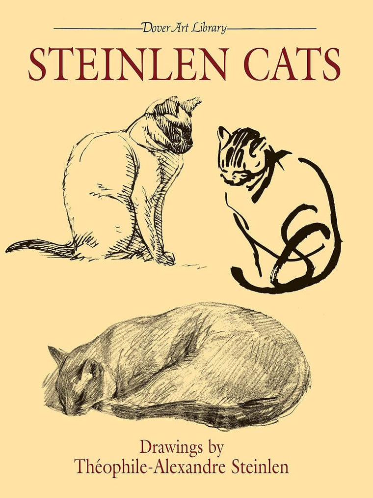 Steinlen Cats (Dover Fine Art, History of Art) by Théophile-