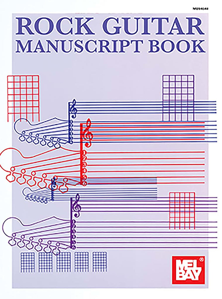 Rock Guitar Manuscript Book