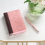 KJV Holy Bible, Mini Pocket Size, Faux Leather Red Letter Edition - Ribbon Marker, King James Version, Pink/Saddle Tan, Zipper Closure, 6.2" x 4.3" (KJV Pocket Editions)