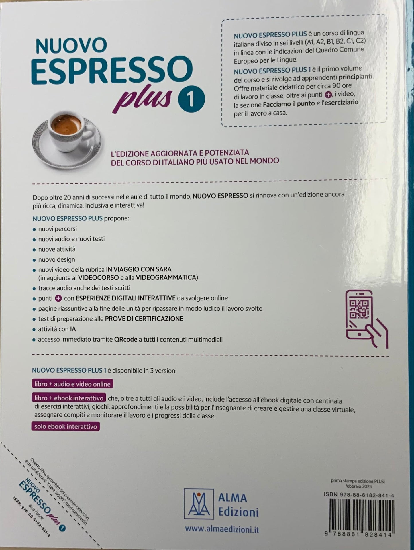 Nuovo espresso plus 1 - libro + audio e video online