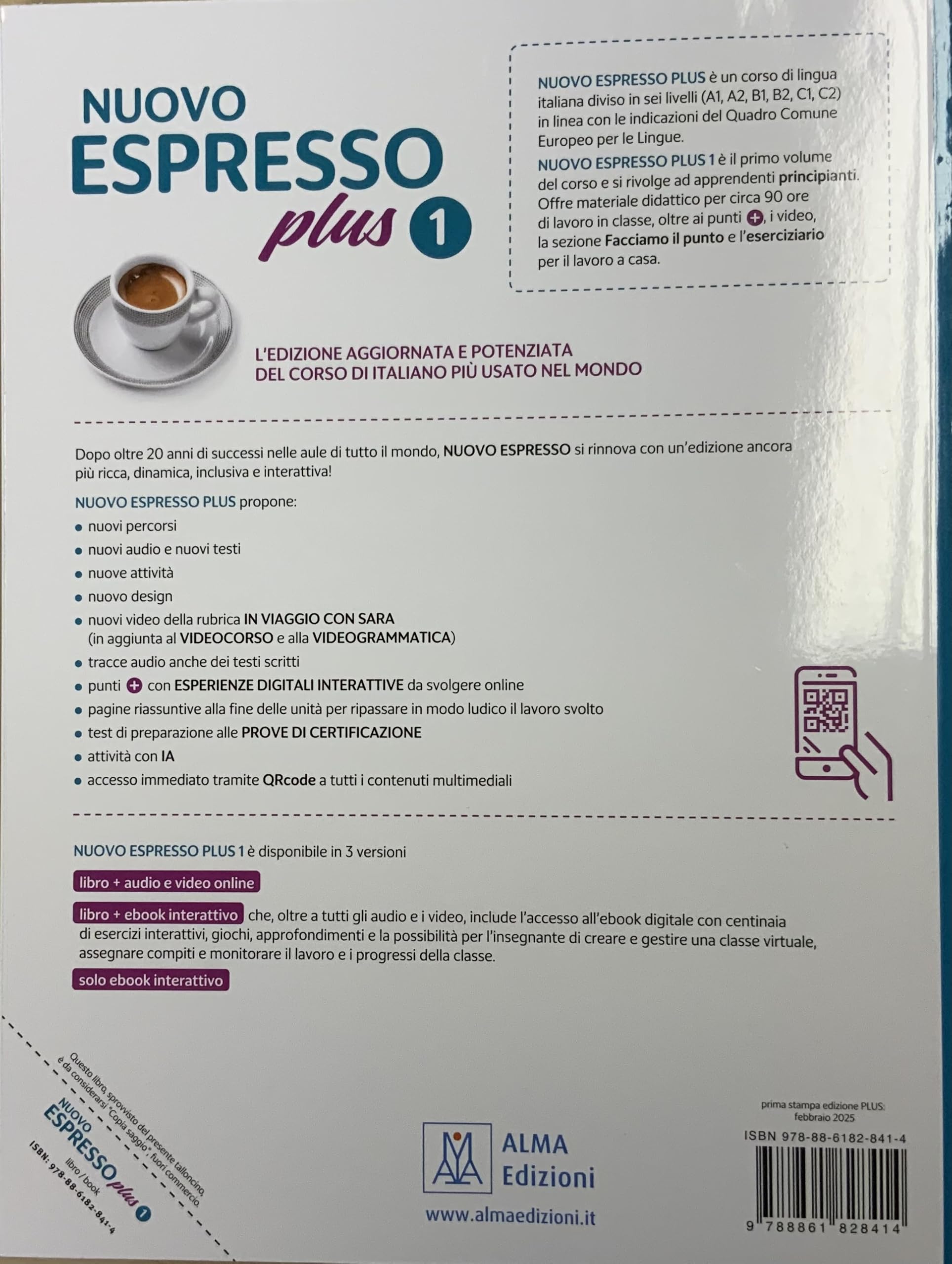 Nuovo espresso plus 1 - libro + audio e video online