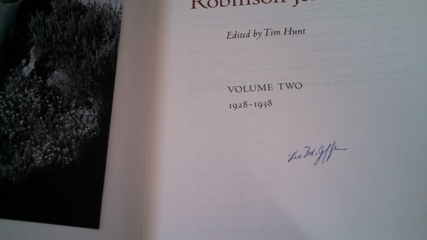 The Collected Poetry of Robinson Jeffers: Volume One: 1920-1928 (Volume 1)