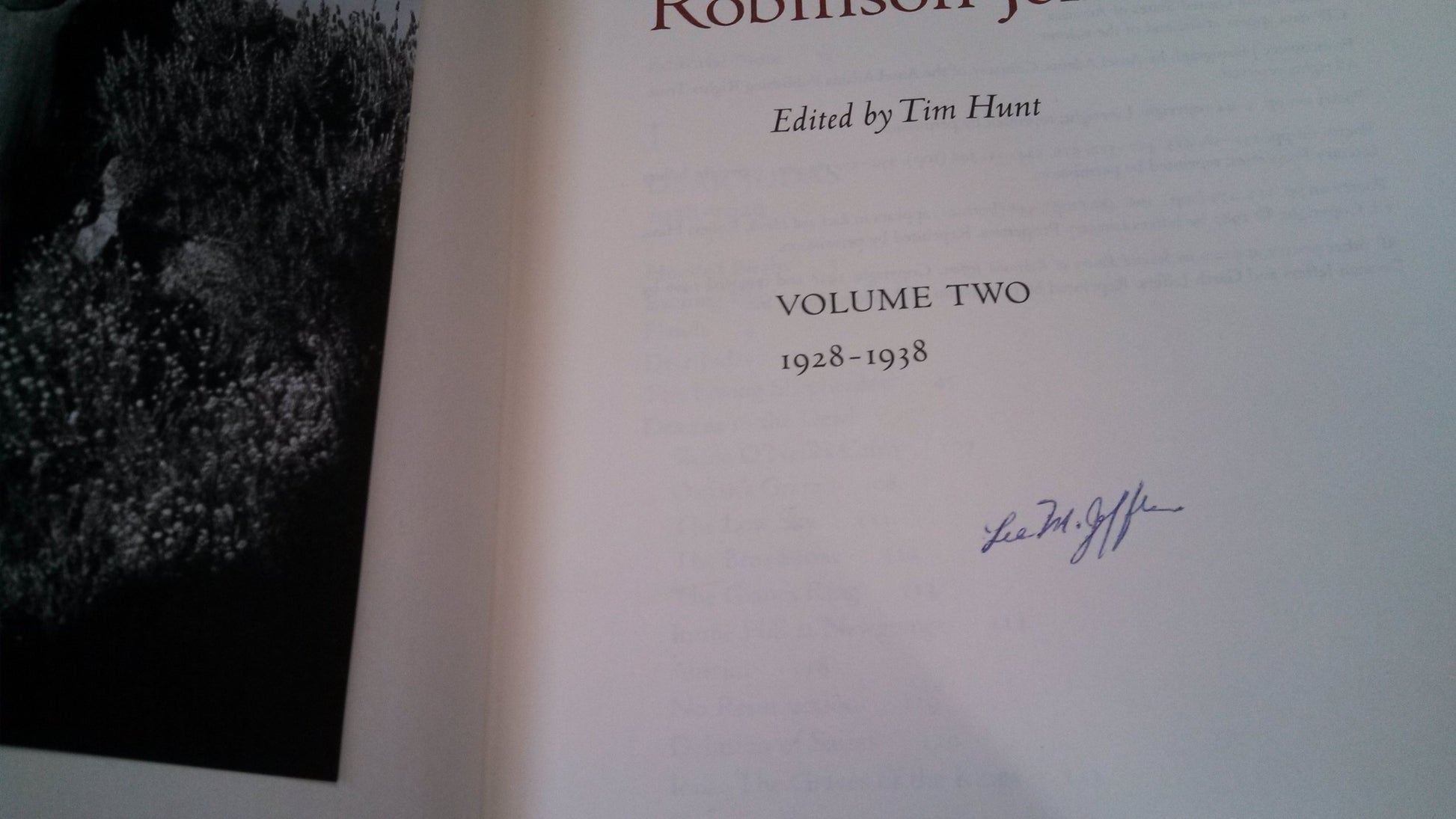 The Collected Poetry of Robinson Jeffers: Volume One: 1920-1928 (Volume 1)