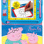 Peppa Pig Read & Doodle - Learning resources for kids, a magnetic drawing pad, an easy-to-use pen, 22-page board book for reading and drawing