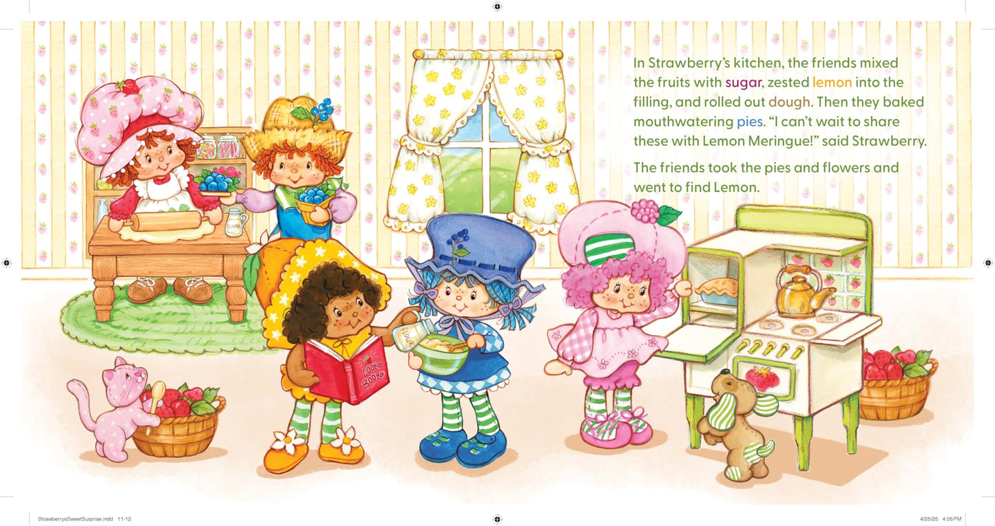 Strawberry's Sweet Surprise: A Scratch-and-Sniff Book: A Perfect Easter Basket Stuffer for Kids