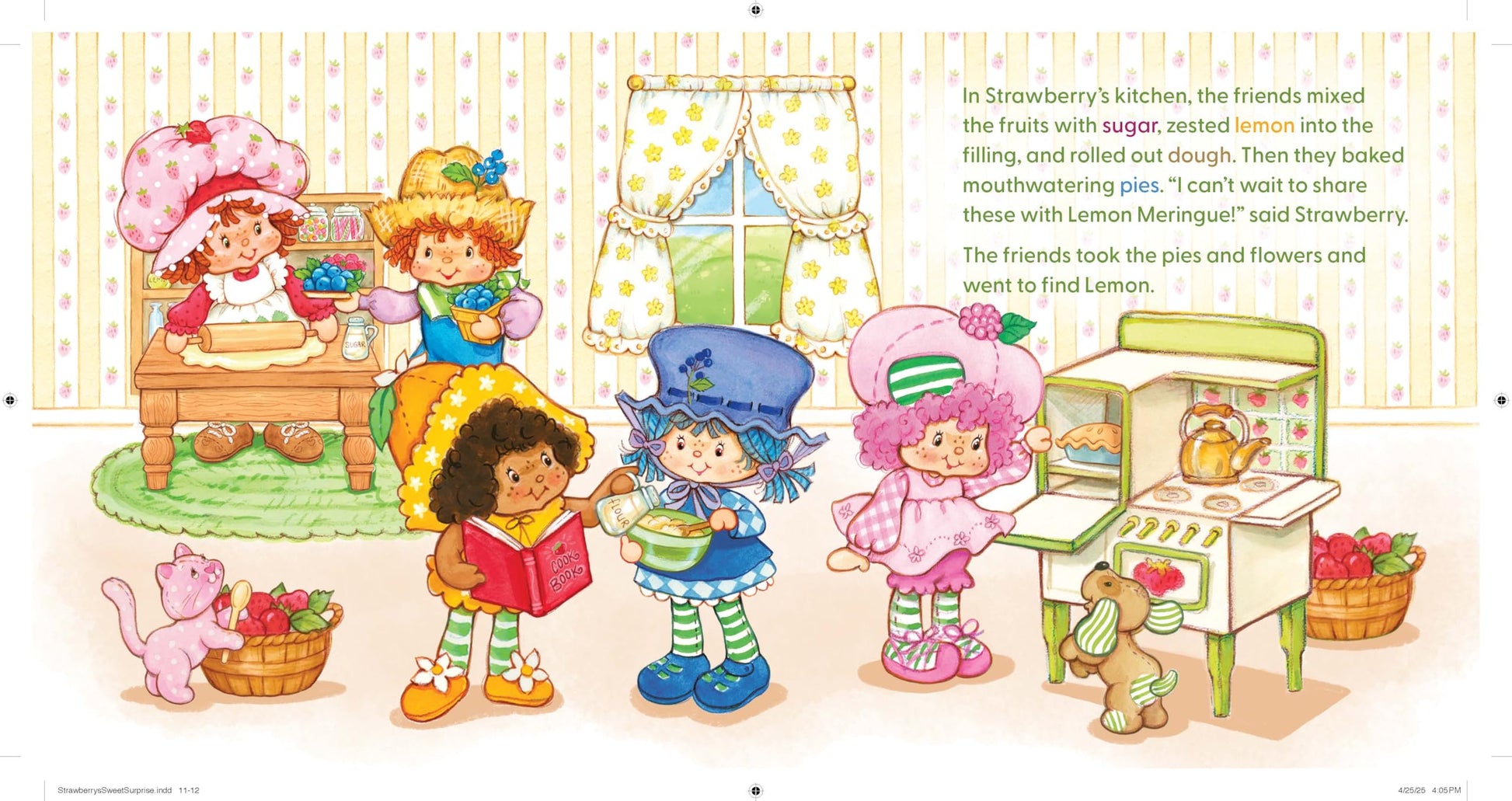 Strawberry's Sweet Surprise: A Scratch-and-Sniff Book: A Perfect Easter Basket Stuffer for Kids