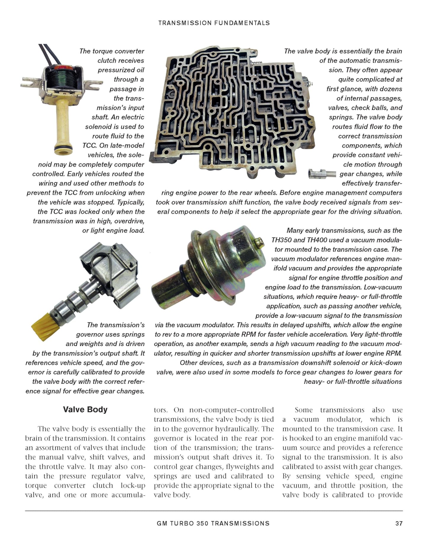 GM Turbo 350 Transmissions: How to Rebuild and Modify