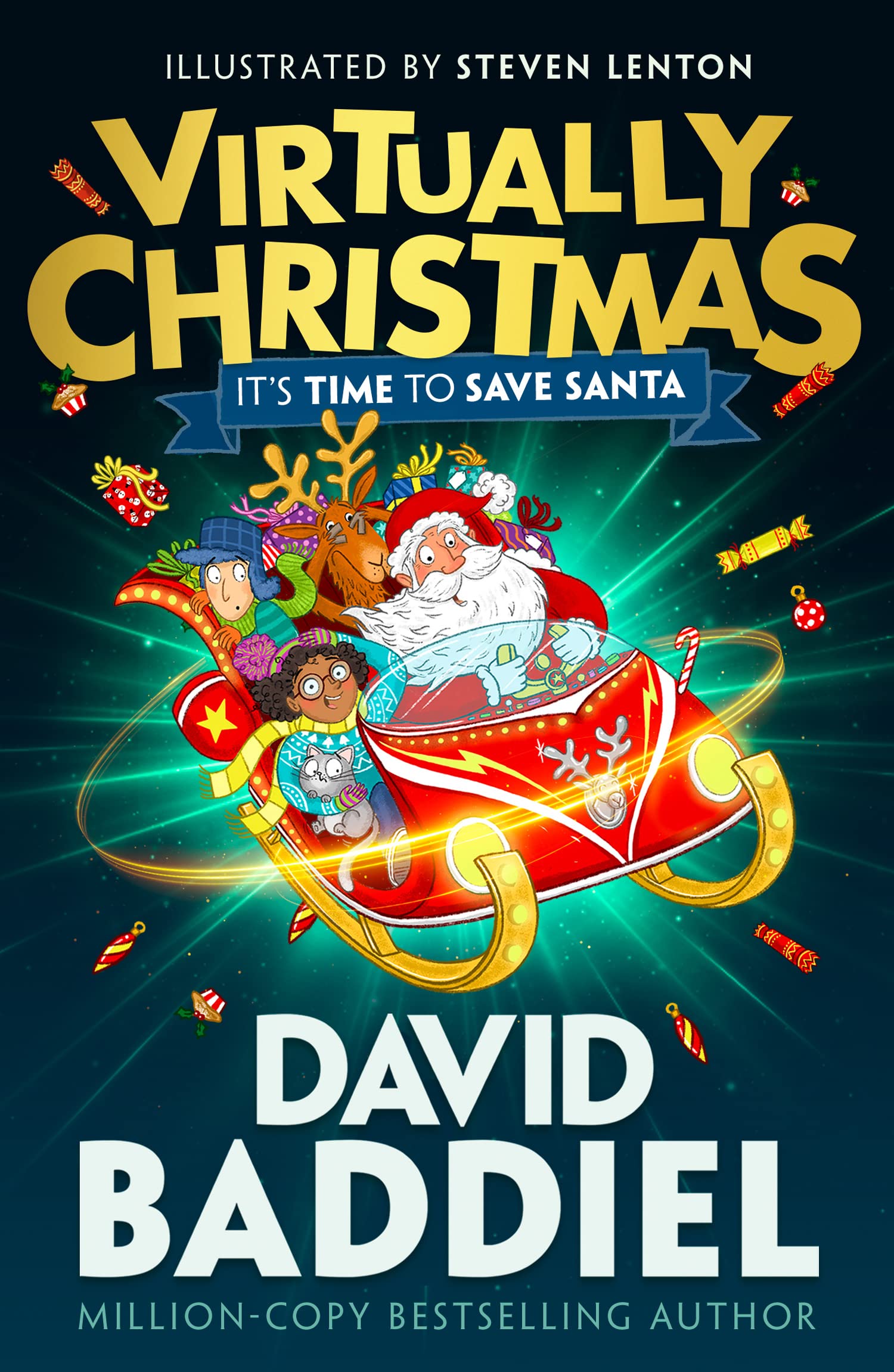 Virtually Christmas: A funny illustrated childrens book from million-copy bestseller David Baddiel - fantastic festive fun for kids!