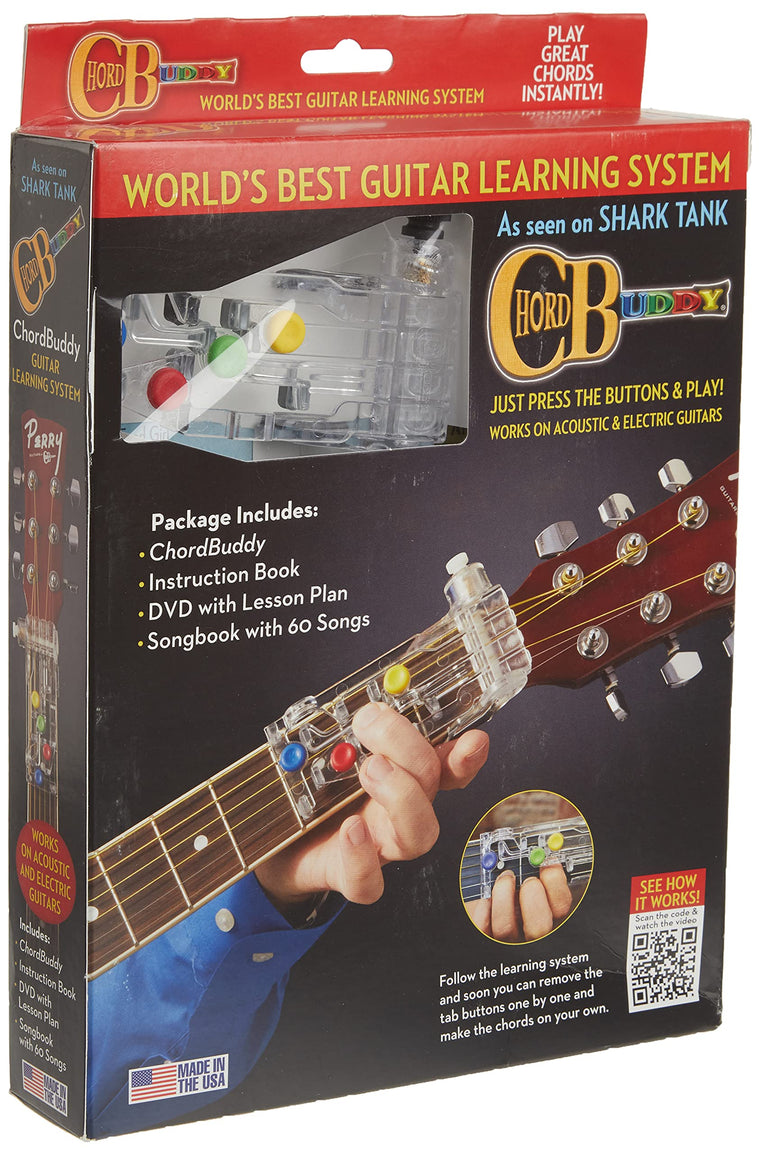 ChordBuddy Learning System: Includes Color-Coded Songbook, Instruction Book, DVD and ChordBuddy Device!