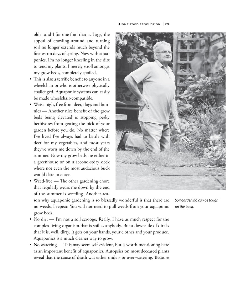 Aquaponic Gardening: A Step-by-Step Guide to Raising Vegetables and Fish Together — back cover