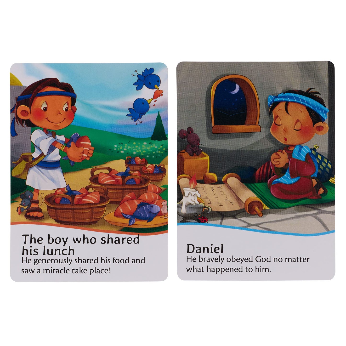 Snap! Children of the Bible Card Game, 48 Double- Sided Cards, Ages 5-8