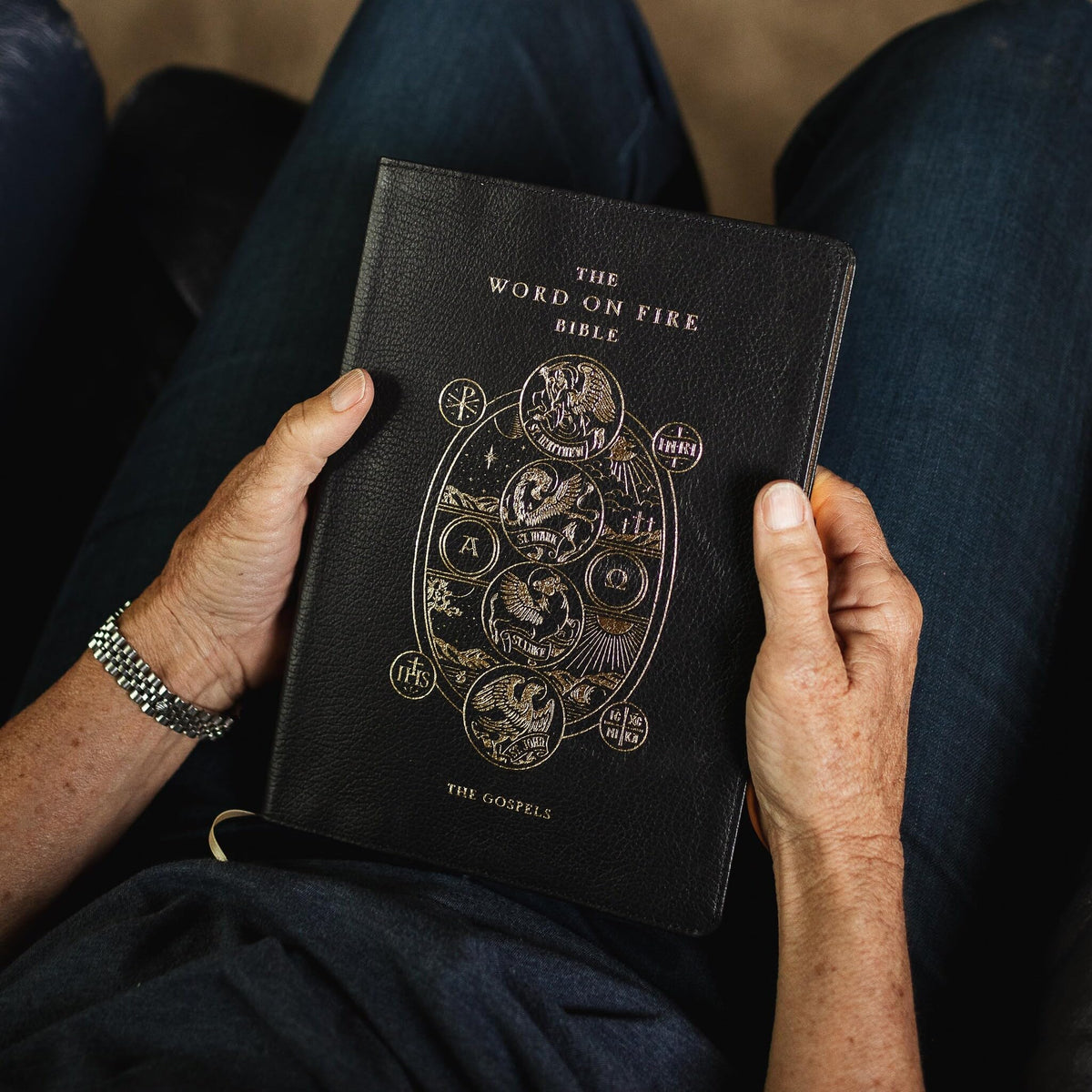 The Word on Fire Bible (Volume I): The Gospels (Leather)