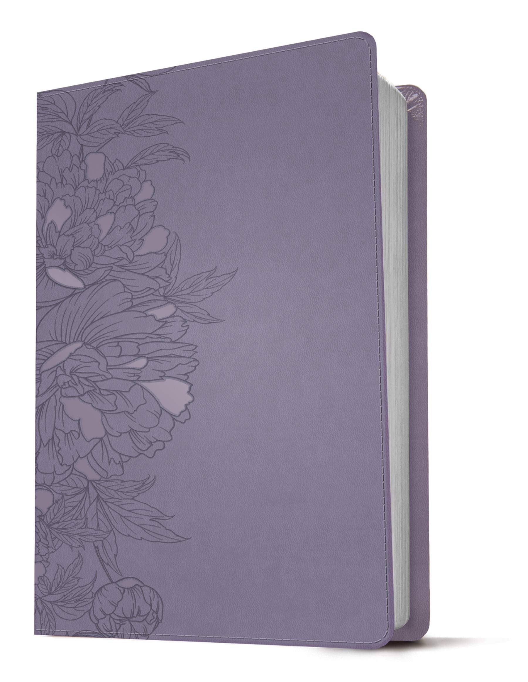 KJV Personal Size Giant Print Bible, Filament Enabled (LeatherLike, Peony Lavender, Red Letter): Includes Free Access to the Filament Bible App ... Notes, Devotionals, Worship Music, and Video