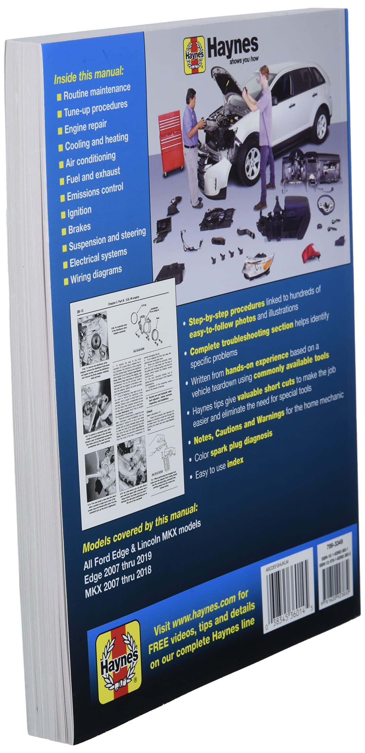 Ford Edge and Lincoln MKX (07-14) Haynes Repair Manual