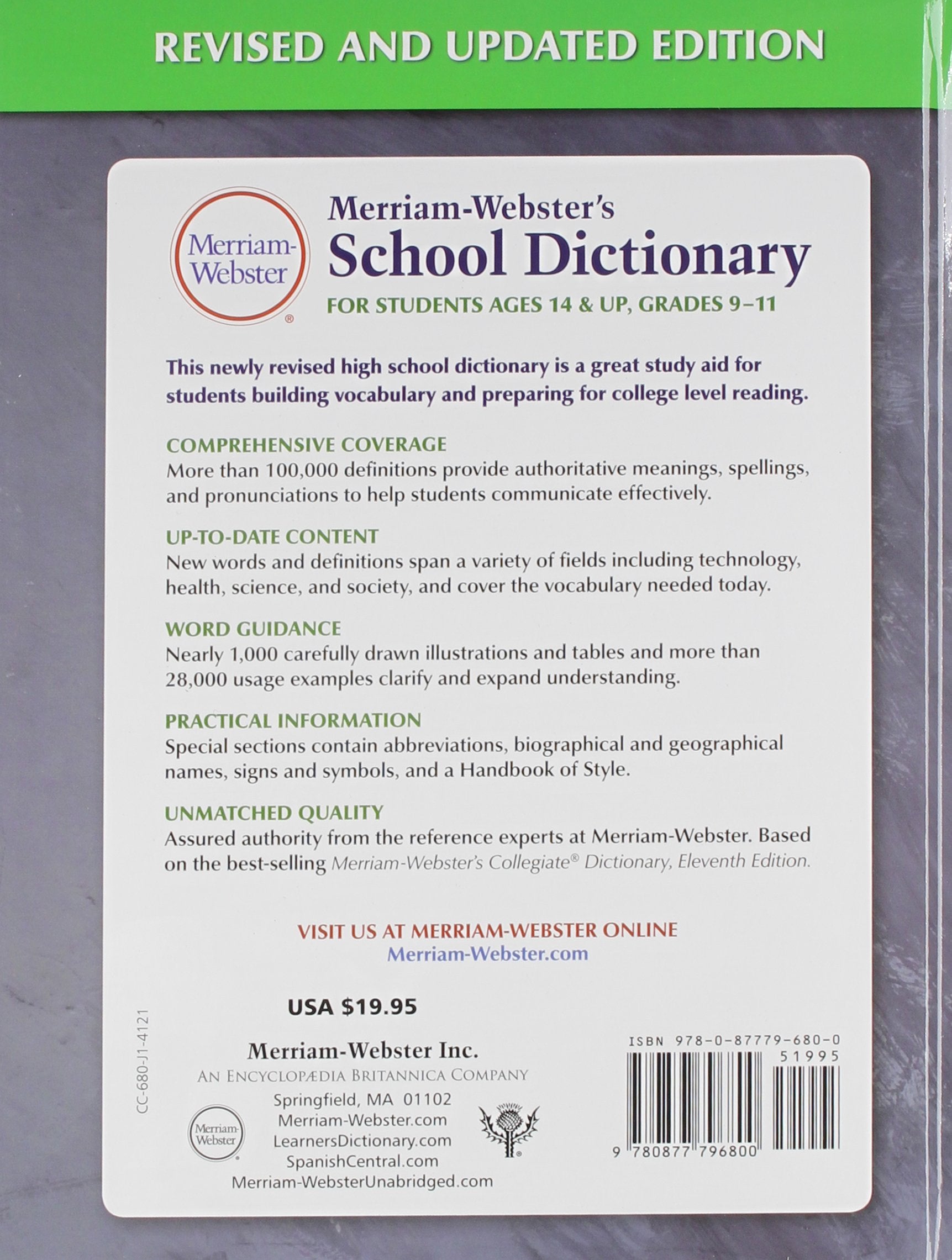 Merriam-Webster's School Dictionary