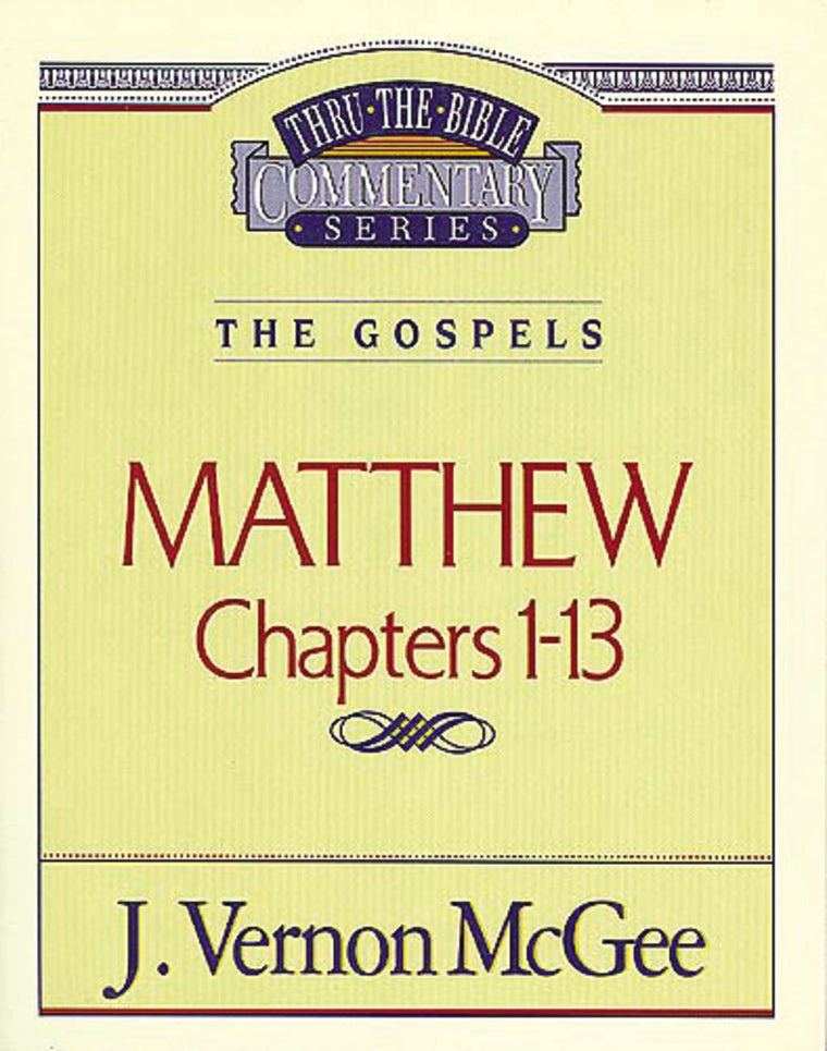 Thru the Bible Vol. 34: The Gospels (Matthew 1-13) (34)