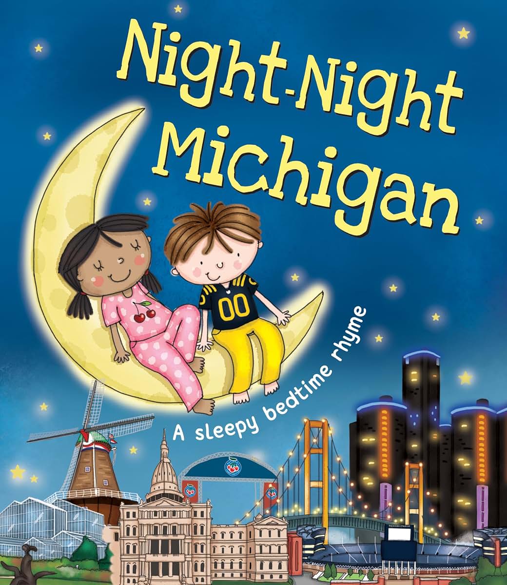 Night-Night Michigan: A Sweet Goodnight Board Book for Kids and Toddlers