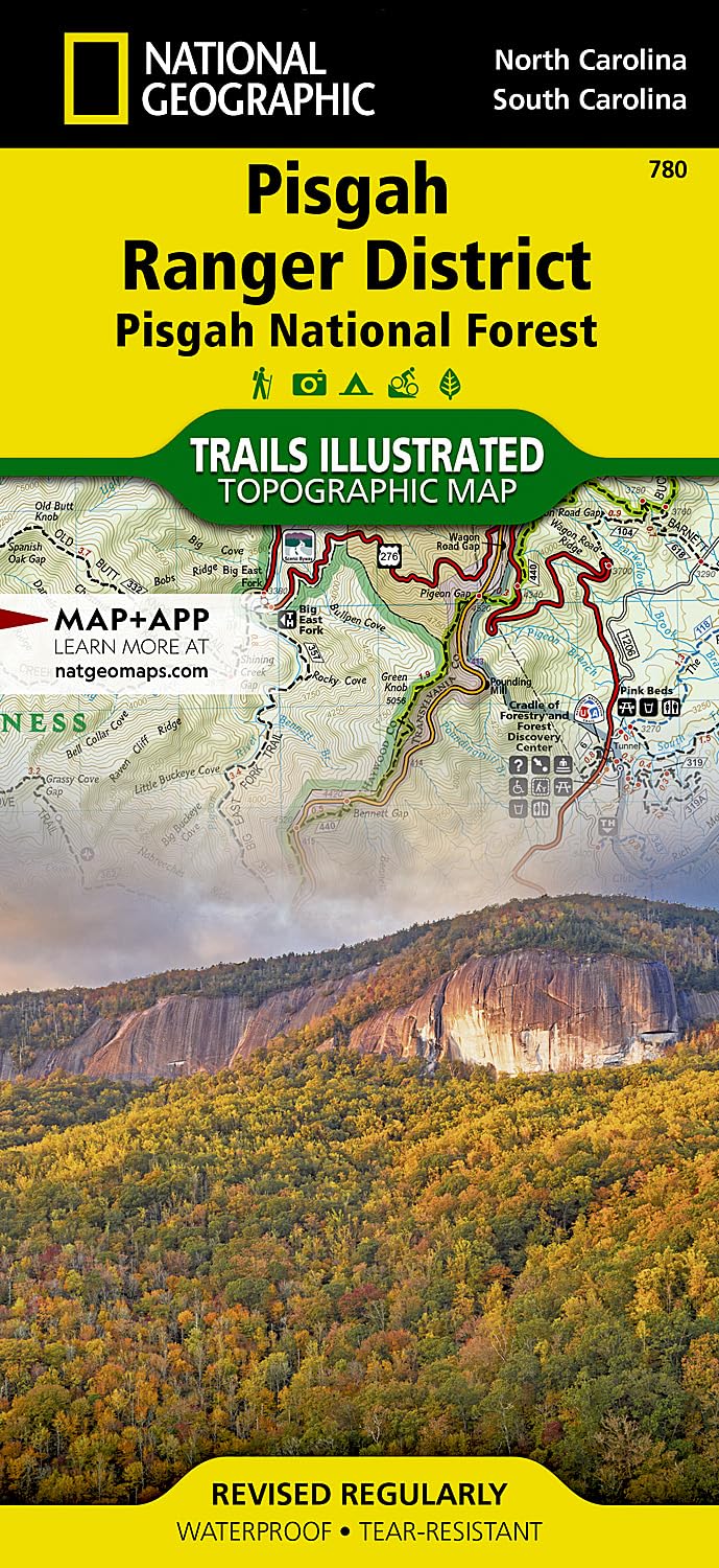 Pisgah Ranger District Map [Pisgah National Forest] (National Geographic Trails Illustrated Map, 780)