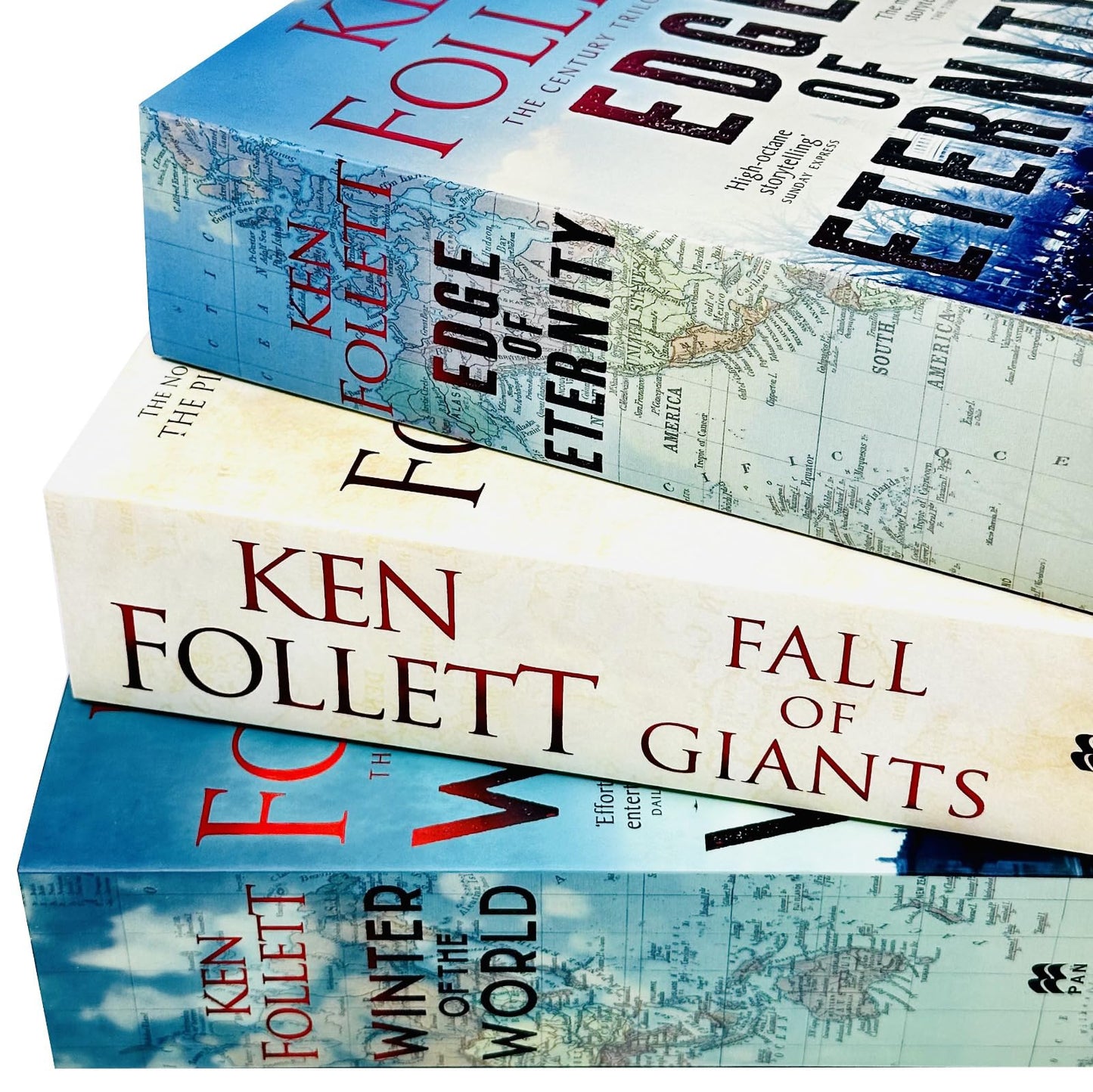 Ken Follett Century Trilogy War Stories Collection 3 Books Set