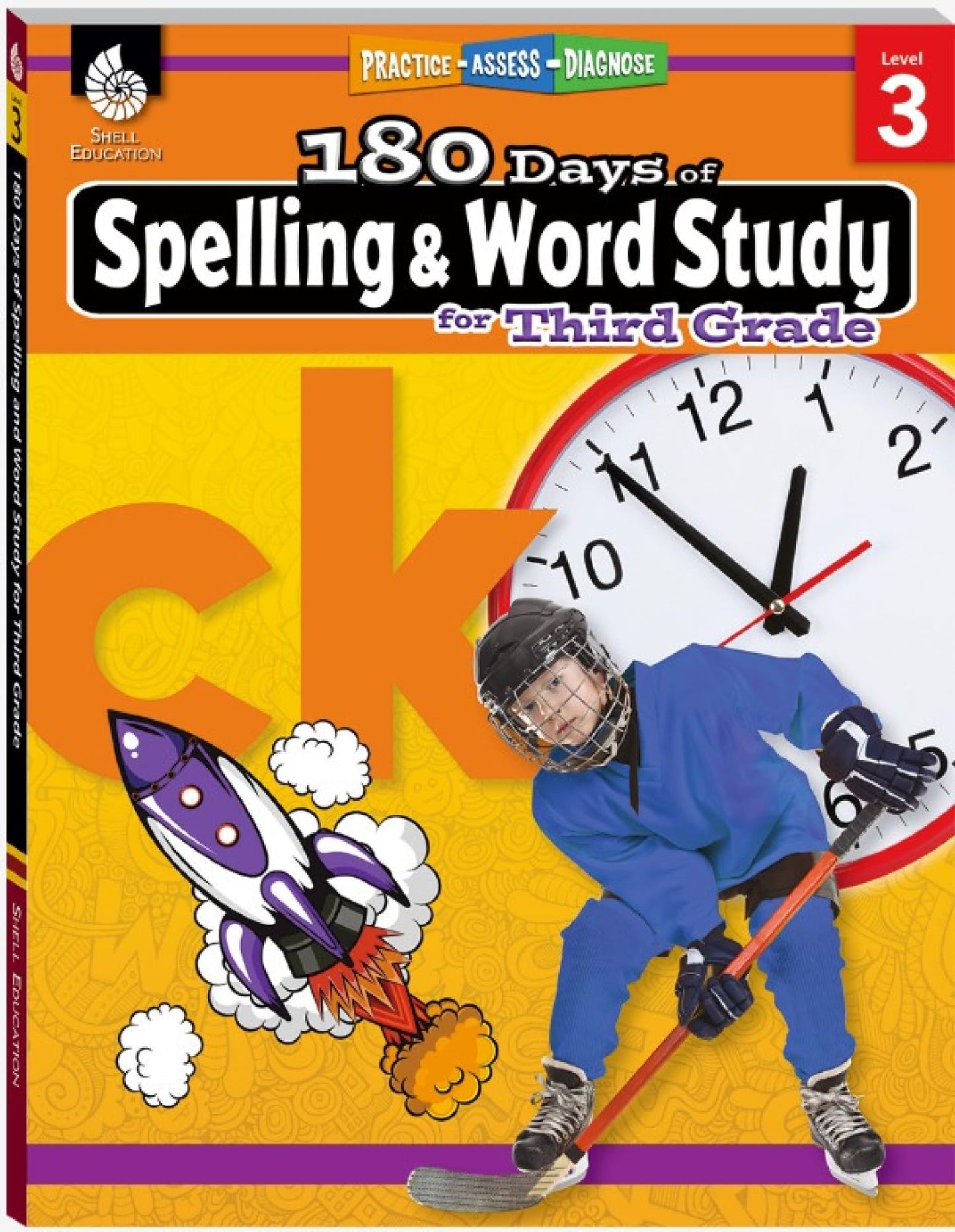 180 Days: Spelling and Word Study for Third Grade: Practice, Assess, Diagnose