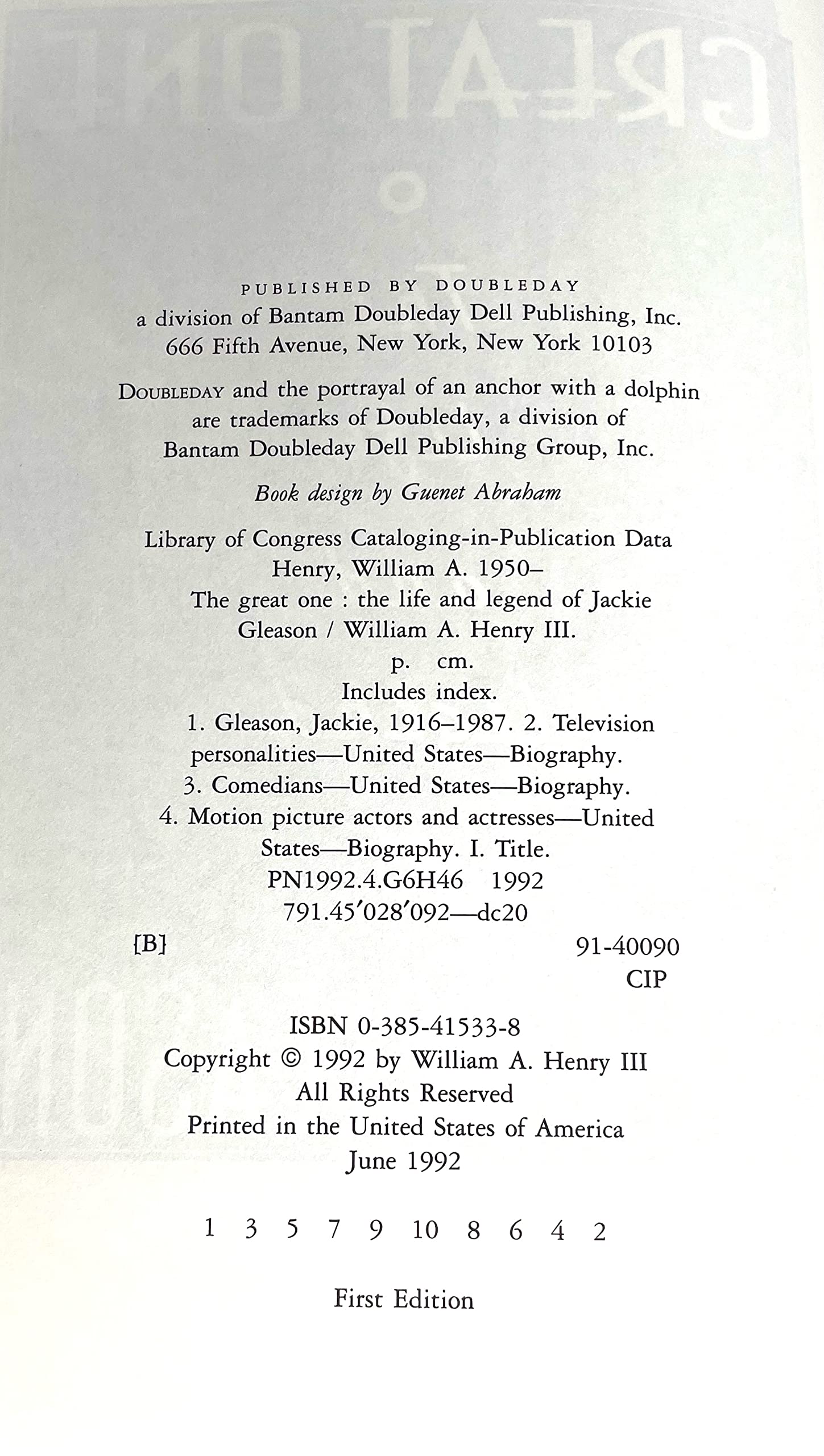 The Great One: The Life and Legend of Jackie Gleason
